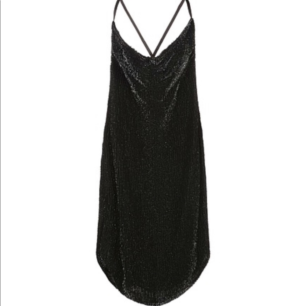 Retrofete draped midi slip dress